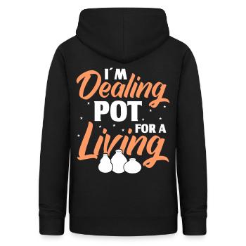 Töpfern Töpfer Töpferei Pottery - Frauen Hoodie - Schwarz - Hinten - AI Model Female 172 light (172cm)