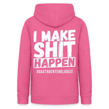 I Make Shit Happen #Gastroenterologe - Frauen Hoodie - Pink - Hinten - AI Model Female 172 light (172cm)