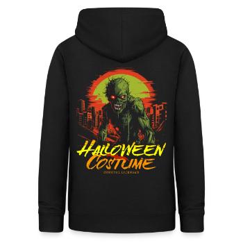 Atomarer Horror Zombie: Halloween Kostüm für Damen - Frauen Hoodie - Schwarz - Hinten - AI Model Female 172 light (172cm)