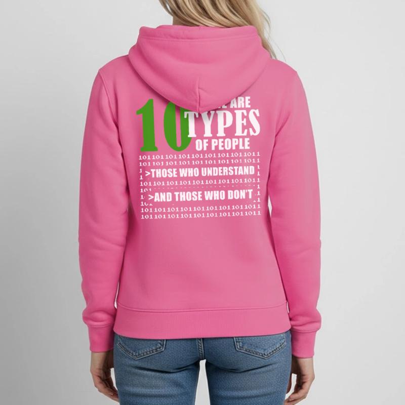 Binary Code Funny Programmer Saying Coding Frauen Hoodie