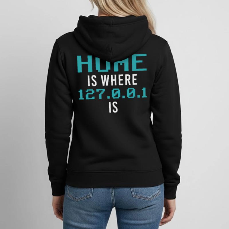 Localhost Programming Computer Scientist Funny Pro Frauen Hoodie