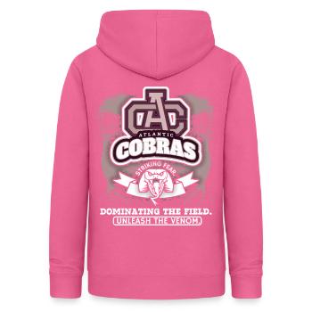 Baseball, Kobras Club Logo, Baseballclub Spruch - Frauen Hoodie - Pink - Hinten - AI Model Female 172 light (172cm)