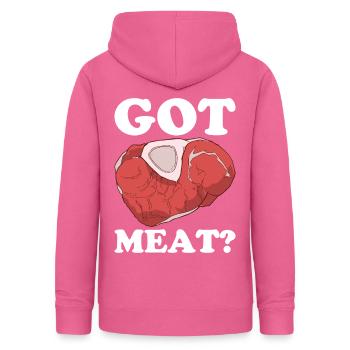 Metzger Fleischer Metzgerei Fleischerei - Frauen Hoodie - Pink - Hinten - AI Model Female 172 light (172cm)