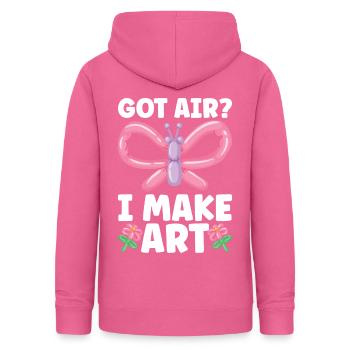 Ballon Twister Ballon Artiste Ballon Animaux - Sweat à capuche Femme - rose - Dos - AI Model Female 172 light (172cm)