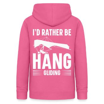 Drachenfliegen Gleitschirmfliegen Hängegleiter - Frauen Hoodie - Pink - Hinten - AI Model Female 172 light (172cm)