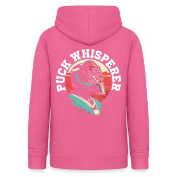 Eishockey Torwart Eishockey Torhüter - Frauen Hoodie - Pink - Hinten - AI Model Female 172 light (172cm)
