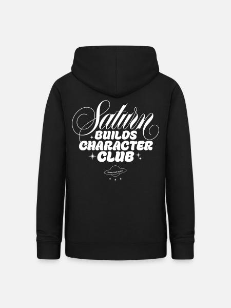 Saturn formt Charakter Club - Frauen Hoodie - Schwarz