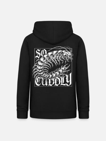 Skolopender Design - Frauen Hoodie - Schwarz