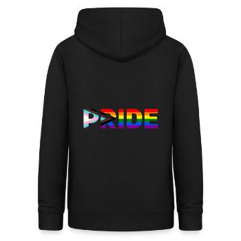 Pride - Frauen Hoodie - Schwarz - Hinten - AI Model Female 172 light (172cm)
