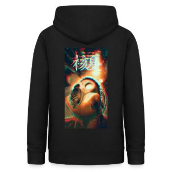 Nuclear Summer - Frauen Hoodie - Schwarz - Hinten - AI Model Female 172 light (172cm)