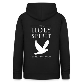 Jesus is Lord, Holy Spirit, Christus, Bibel, Gott - Frauen Hoodie - Schwarz - Hinten - AI Model Female 172 light (172cm)
