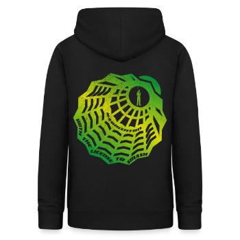 Badminton (License-To-Smash-Edition) - Sweat à capuche Femme - noir - Dos - AI Model Female 172 light (172cm)