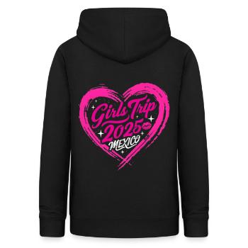 Girls Trip Mexiko 2025 - Frauen Hoodie - Schwarz - Hinten - AI Model Female 172 light (172cm)
