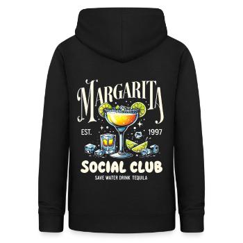 Margarita Social Club - Frauen Hoodie - Schwarz - Hinten - AI Model Female 172 light (172cm)