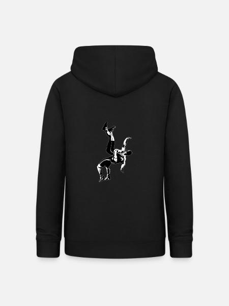 Ringen - Frauen Hoodie - Schwarz