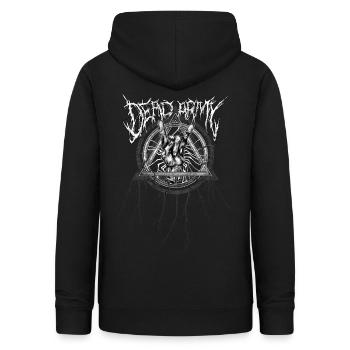 Dead Army - Zombie Hand - Frauen Hoodie - Schwarz - Hinten - AI Model Female 172 light (172cm)