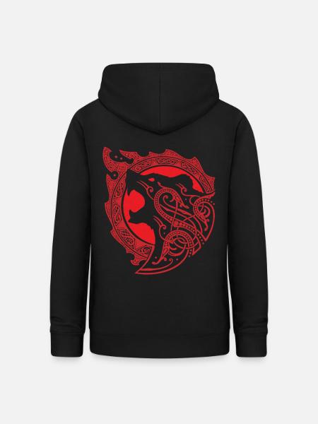 Wikinger Berserker - Frauen Hoodie - Schwarz