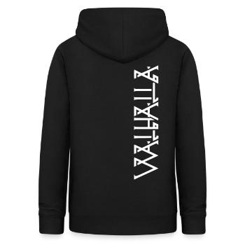 Noeud de Wotan Thors Marteau Vikings Vikings Allemand - Sweat à capuche Femme - noir - Dos - AI Model Female 172 light (172cm)