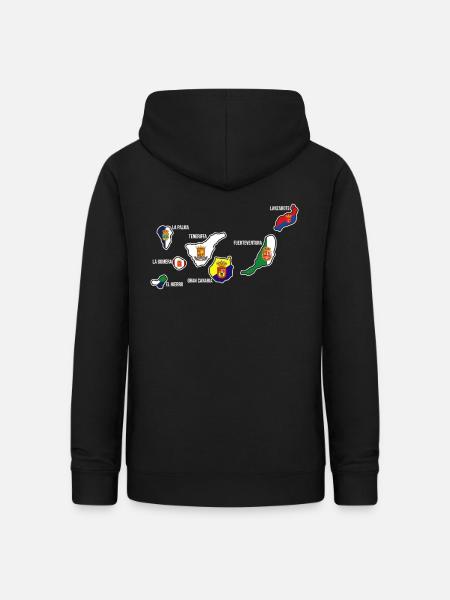 Kanarischen Inseln Kanaren Auswandern - Frauen Hoodie - Schwarz