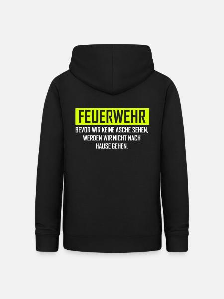 Freiwillige Feuerwehr Asche Geschenkidee - Frauen Hoodie - Schwarz