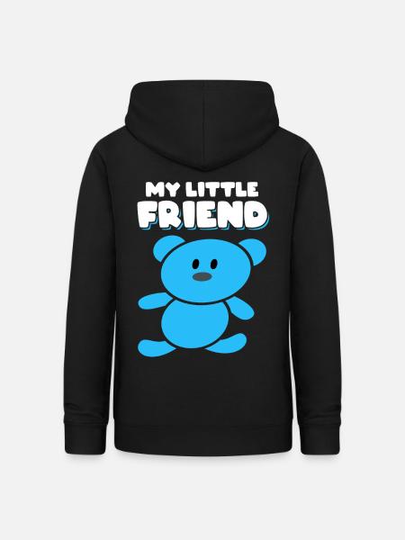 The bear my little friend for children gift - Women's Hoodie - black