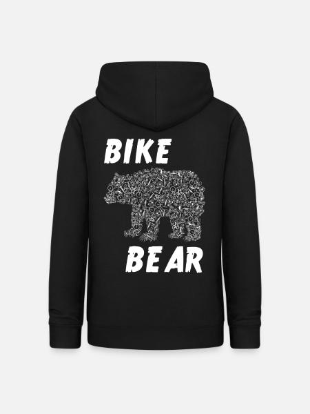Bike bear from bikes animal sport - Women's Hoodie - black