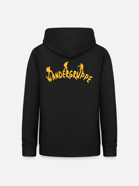 Wandergruppe - Frauen Hoodie - Schwarz