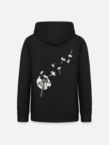 Pusteblume - Frauen Hoodie - Schwarz