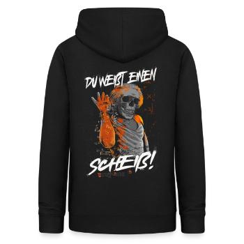 Vous savez une merde! - Sweat à capuche Femme - noir - Dos - AI Model Female 172 light (172cm)