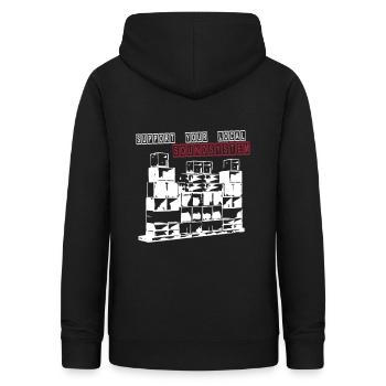SUPPORT YOUR LOCAL SOUNDSYSTEM - Frauen Hoodie - Schwarz - Hinten - AI Model Female 172 light (172cm)