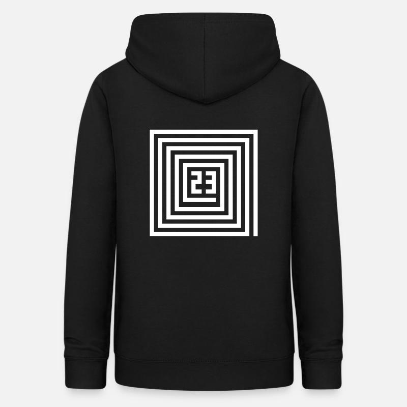 spirale tekno 23 - Sweat à capuche Femme - noir