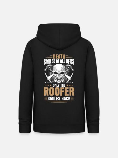 Dachdecker Dachdeckerei Dachklempner Roofer - Frauen Hoodie - Schwarz