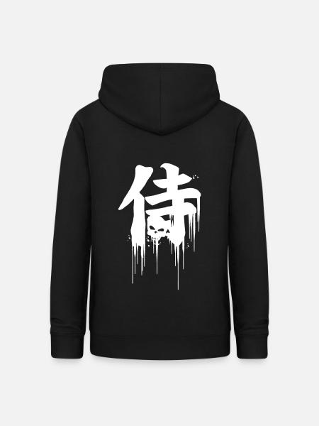 Samurai - Frauen Hoodie - Schwarz