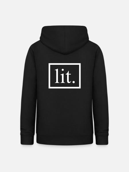 lit - Frauen Hoodie - Schwarz