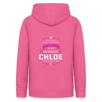 Her Highness Chloe enters the room - Women's Hoodie - pink - Back - AI Model Female 172 light (172cm)