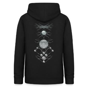 GOAPSYRECORDS 2020 Shirt - Sweat à capuche Femme - noir - Dos - AI Model Female 172 light (172cm)