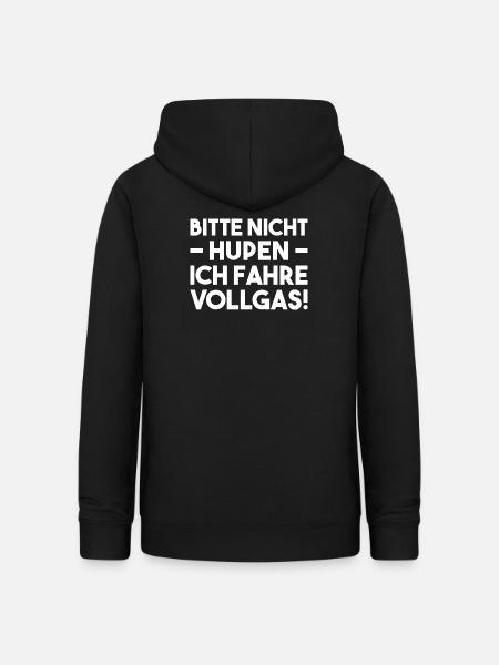 Mofa Vollgas - Frauen Hoodie - Schwarz