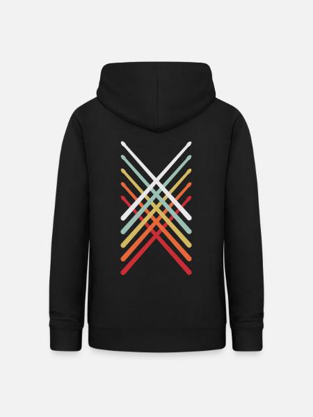 Drumsticks - Frauen Hoodie - Schwarz