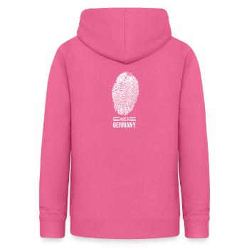 Made in Germany 3 - Frauen Hoodie - Pink - Hinten - AI Model Female 172 light (172cm)