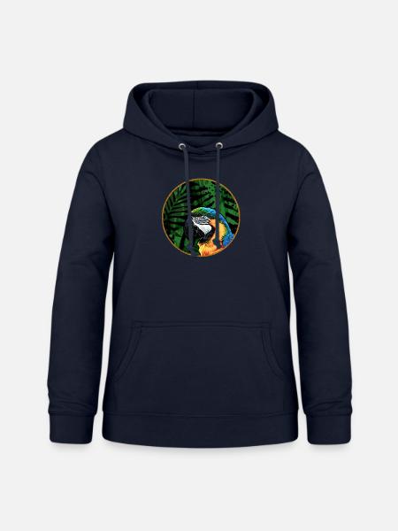 Papagei - Frauen Hoodie - Navy