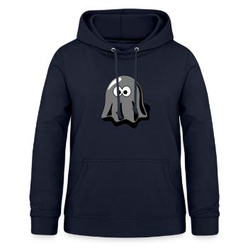 Fantôme fantôme - Sweat à capuche Femme - marine - Devant - AI Model Female 172 light (172cm)