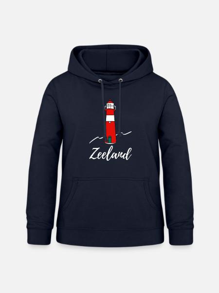 Leuchtturm Zeeland - Frauen Hoodie - Navy