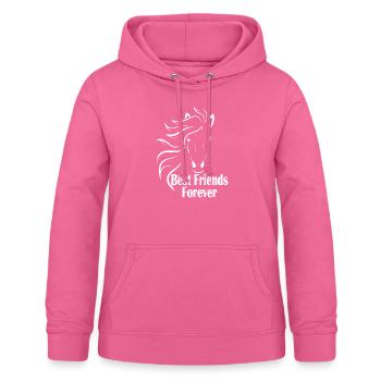 Pferd - Frauen Hoodie - Pink - Vorne - AI Model Female 172 light (172cm)