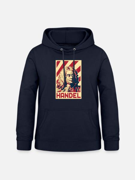 Georg Friedrich Händel - Frauen Hoodie - Navy