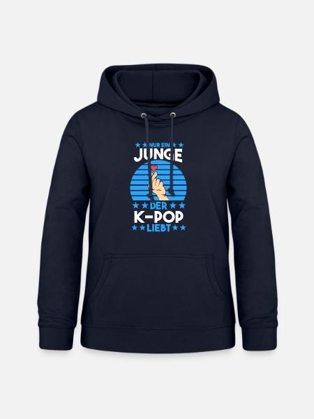 K-pop - Frauen Hoodie - Navy
