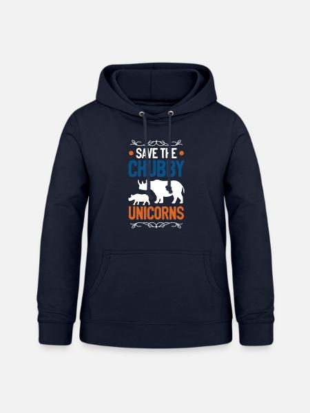 tierschutz nashorn - Frauen Hoodie - Navy