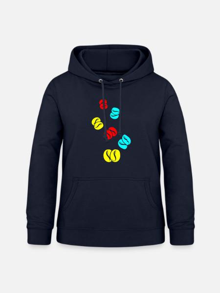 Kaffeebohne Symbol - Frauen Hoodie - Navy
