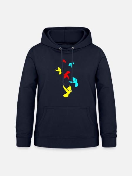 Taube symbol - Frauen Hoodie - Navy