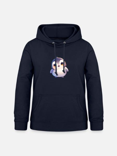 Pinguine Pinguin - Frauen Hoodie - Navy