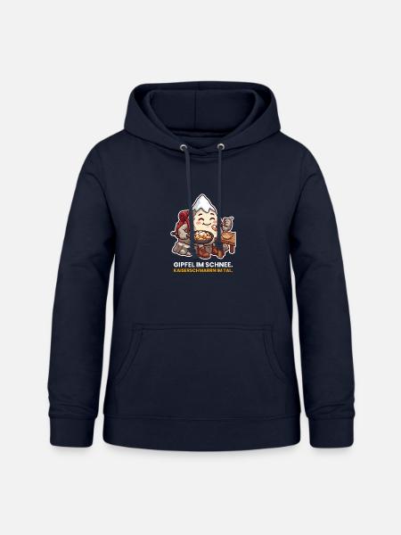 Gipfel im Schnee Kaiserschmarrn - Frauen Hoodie - Navy